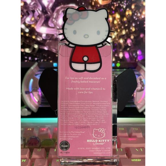 The Creme Shop x Sanrio Hello Kitty Macaron Lip Balm Icing On The Cake LE - Picture 2 of 7